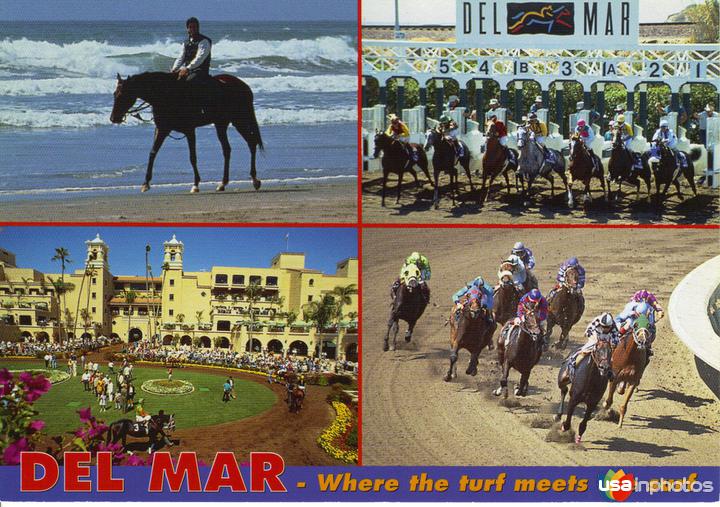 Club y Playas. Del Mar, California