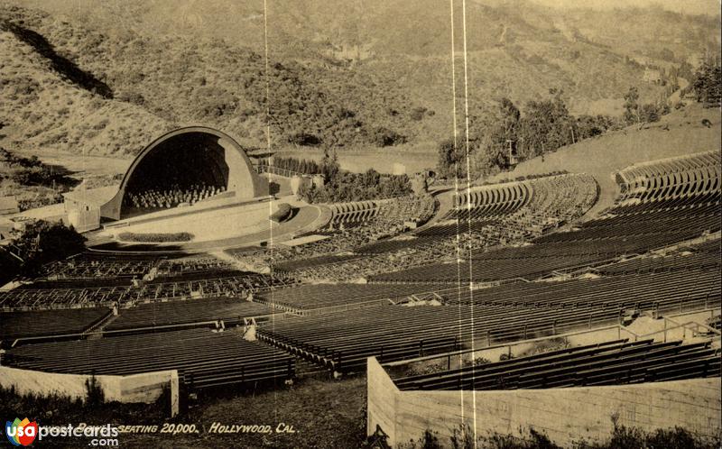 Hollywood Bowl. Seating 20,000