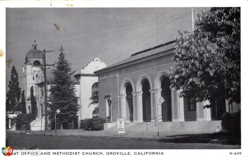 Post Office and Methodist Church