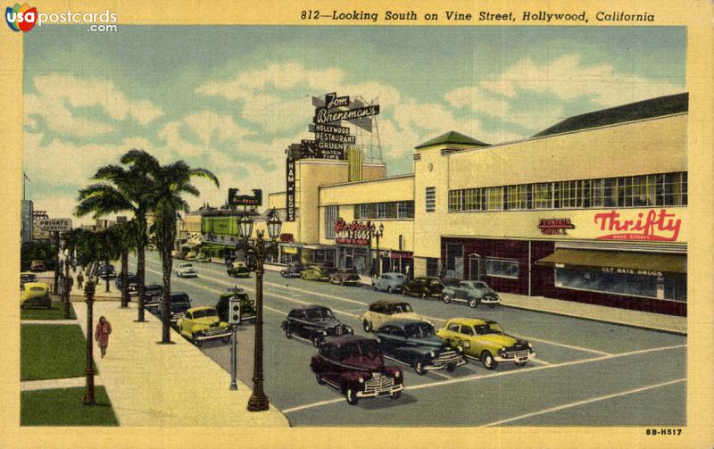 Looking South on Vine Street