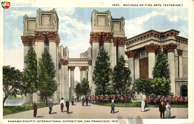 Rotunda of Fine Arts (Exterior). Panama-Pacific International Exposition