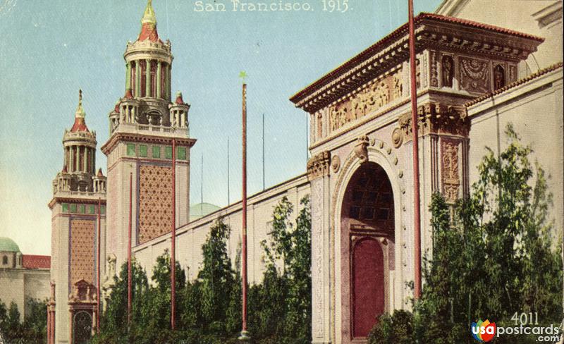 Vintage postcards of San Francisco