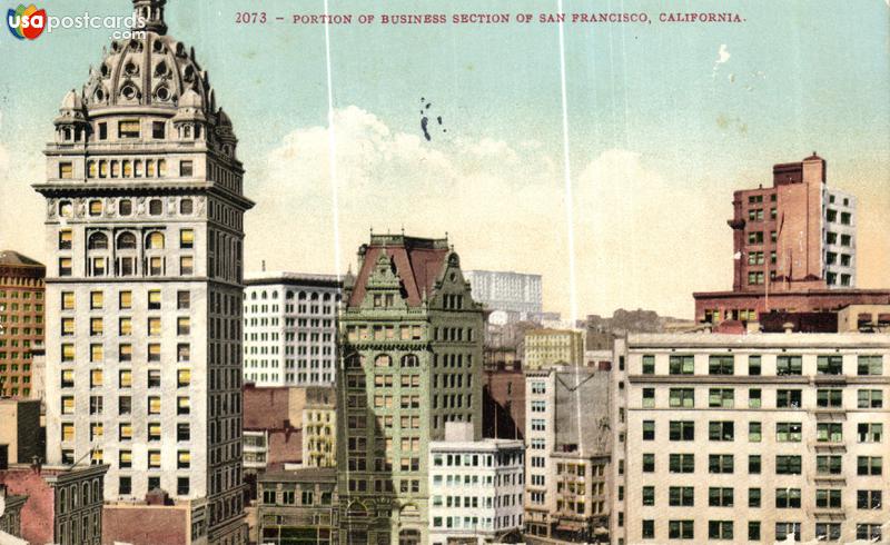 Portion of Business Section of San Francisco