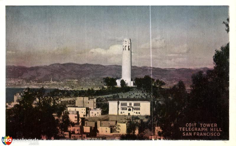 Coit Tower. Telegraph Hill