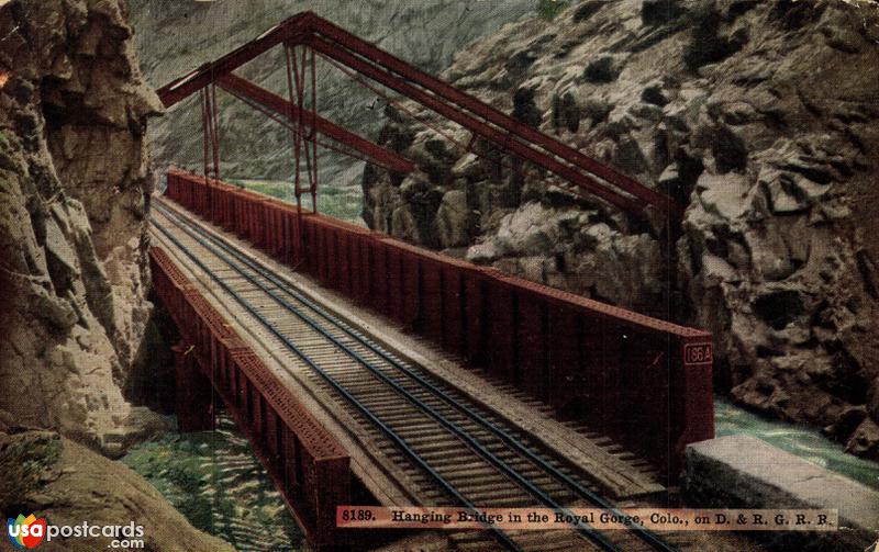 Pictures of Royal Gorge, Colorado, United States: Hanging Bridge in the Royal Gorge