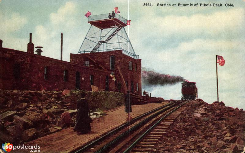 Pictures of Colorado Springs, Colorado, United States: Station on Summit of Pike´s Peak