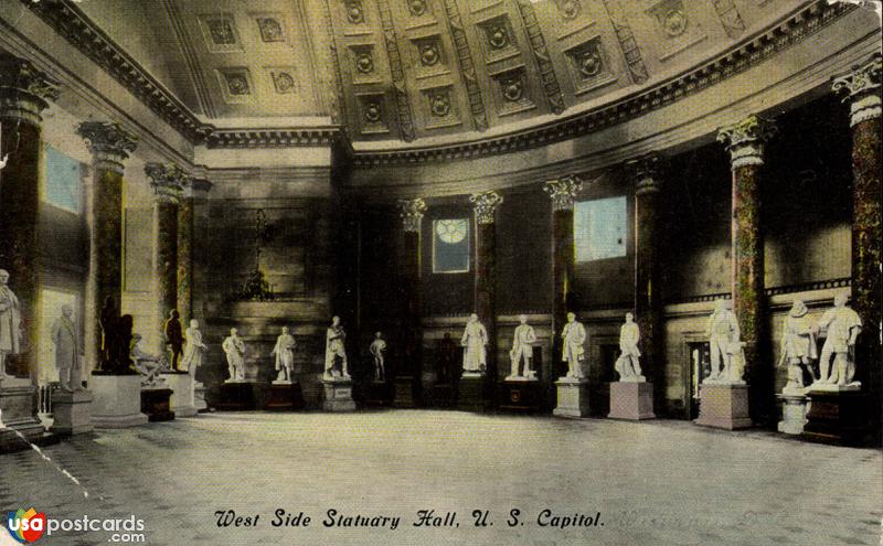 West Side Statuary Hall. U. S. Capitol