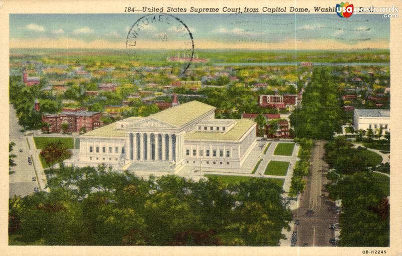 United States Supreme Court from Capitol Dome