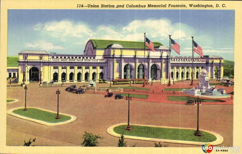 Union Station and Columbus Memorial Fountain