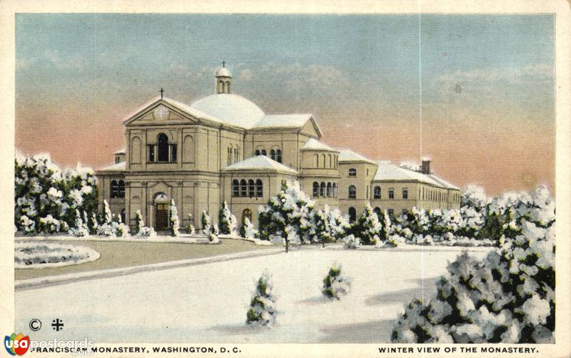 Winter View of the Monastery. Franciscan Monastery