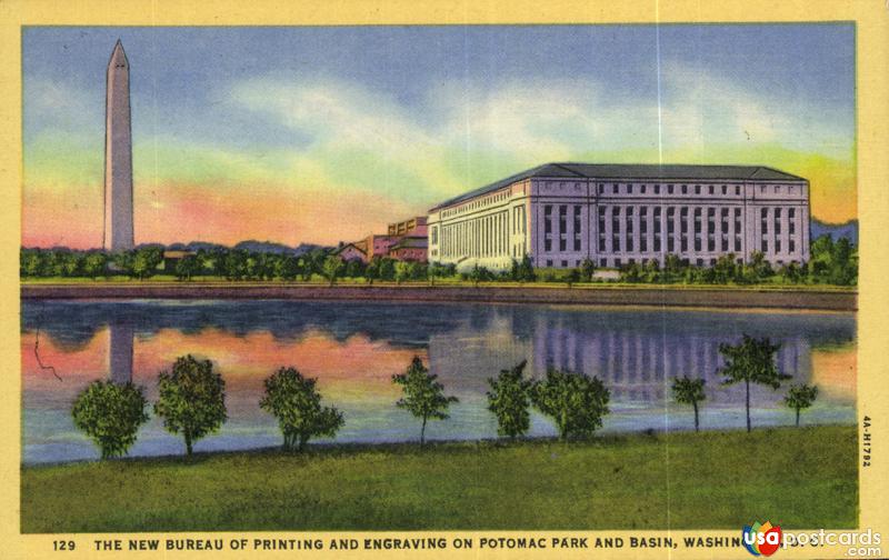 The New Bureau of Printing and Engraving on Potomac Park and Basin