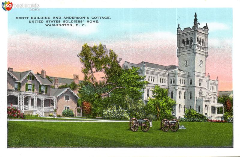 Scott Building and Anderson´s Cottage, United States Soldiers´ Home