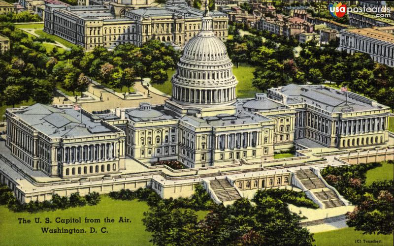 The U. S. Capitol from the Air