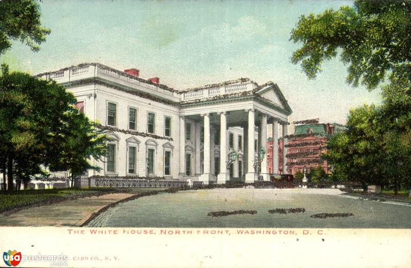 The White House, North From