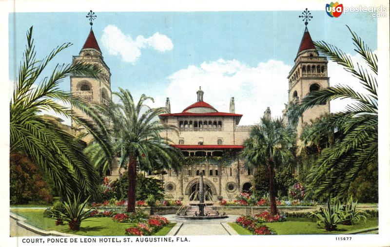 Court, Ponce de Leon Hotel