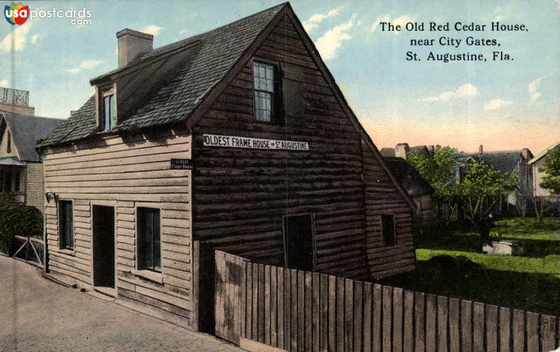 The Old Red Cedar House near City Gates