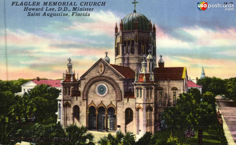 Flagler Memorial Church. Howard Lee, D. D. , Minister