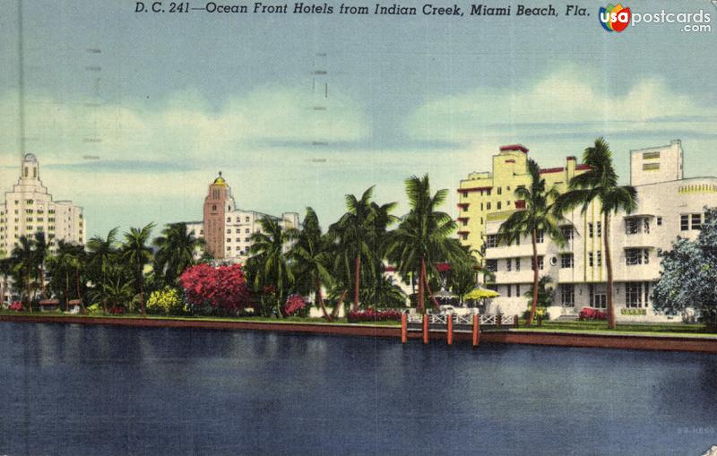 Ocean Front Hotels from Indian Creek