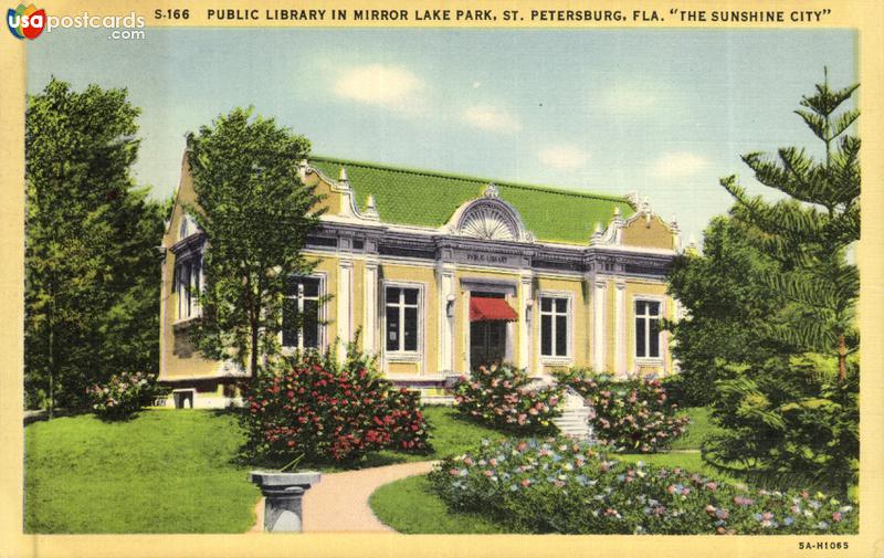 Public Library in Mirror Lake Park