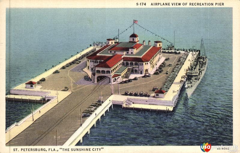 Airplane View of Recreation Pier