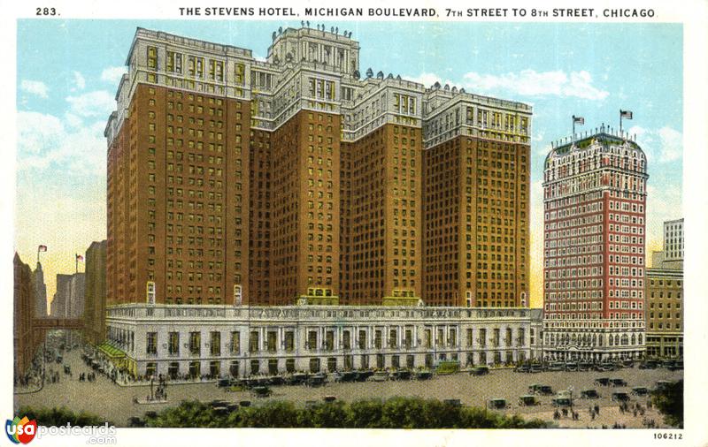 The Stevens Hotel, Michigan Boulevard