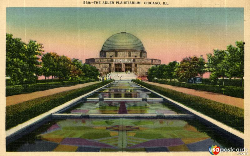 The Adler Planetarium, Grant Park