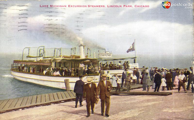 Lake Michigan Excursion Steamers, Lincoln Park