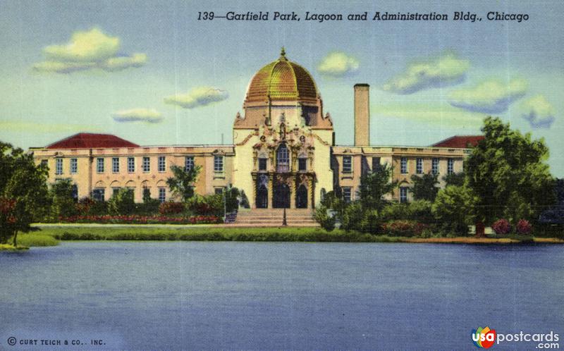 Garfield Park, Laggon and Administration Bldg.