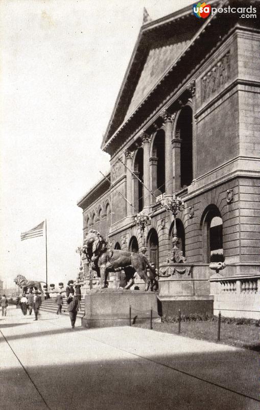 Vintage postcards of Chicago