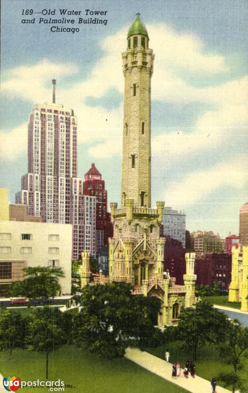 Old Water Tower and Palmolive Building