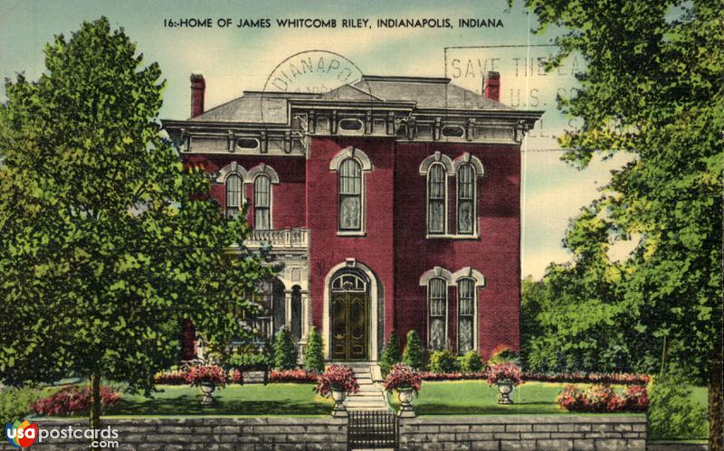 Pictures of Indianapolis, Indiana, United States: Home of James Whitcomb Riley