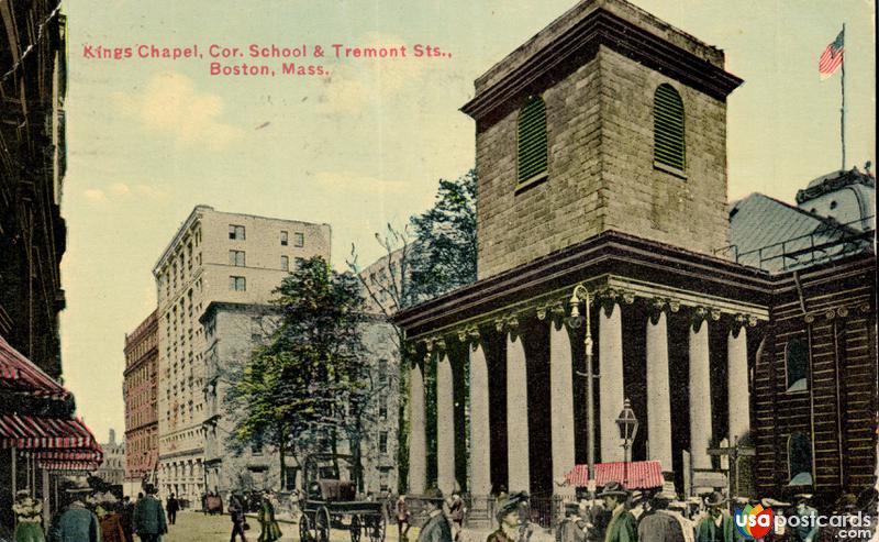 Kings Chapel, Cor. School & Tremont Sts.