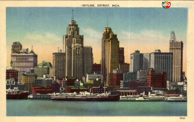 Skyline of Detroit