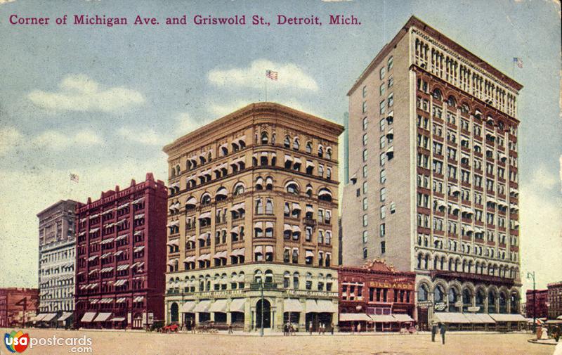 Corner of Michigan Ave. and Griswold St.