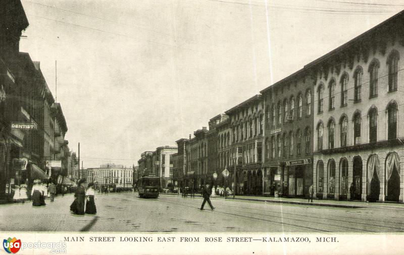 Main Street looking East from Rose Street