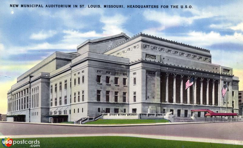 New Municipal Auditorium in St. Louis