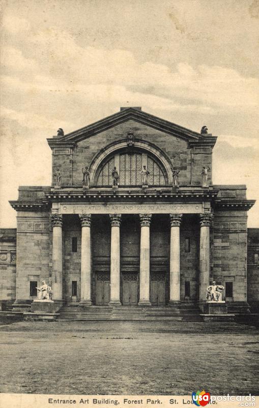 Entrance Art Building, Forest Park