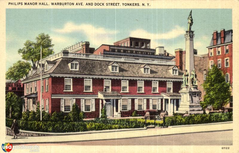 Pictures of Yonkers, New York, United States: Philips Manor Hall, Warburton Ave. and Dock Street