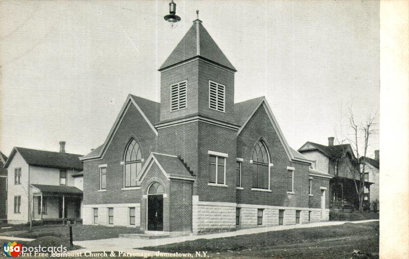 Pictures of Jamestown, New York, United States: First Free Methodist Church & Parsonage