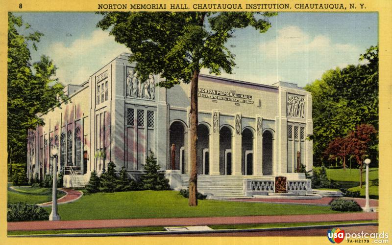 Pictures of Chautauqua, New York, United States: Norton Memorial Hall, Chautauqua Institution