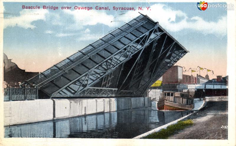 Bascule Bridge over Oswego Canal