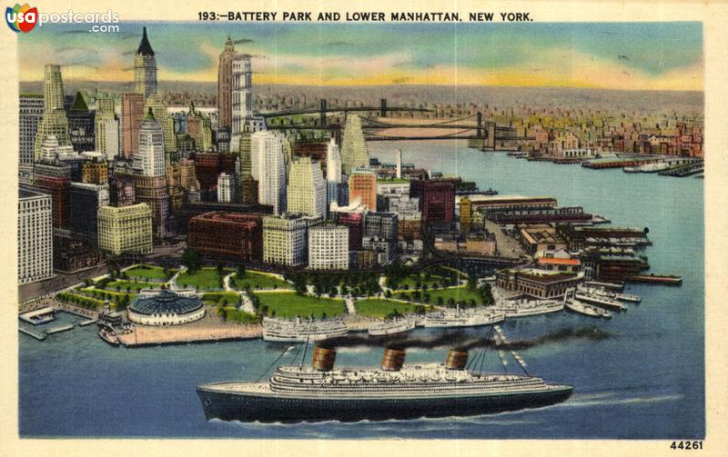 Battery Park and Lower Manhattan