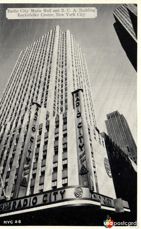 Radio City Music Hall and R. C. A. Building, Rockefeller Center