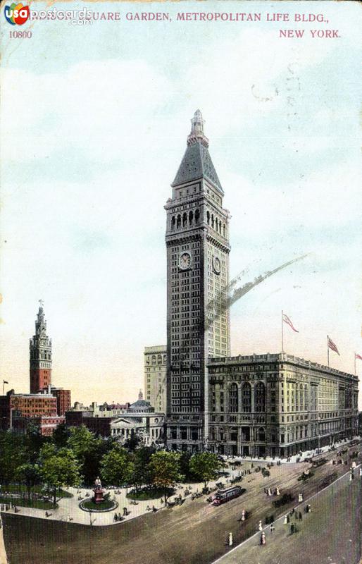 Madison Square Garden, Metropolitan Life, Bldg.