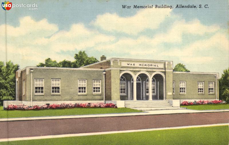 Pictures of Allendale, South Carolina, United States: War Memorial Building