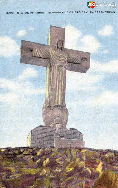 Statue of Christ on Sierra de Cristo Rey