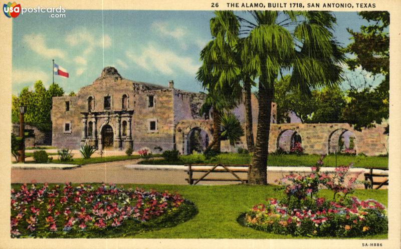 The Alamo, built 1718