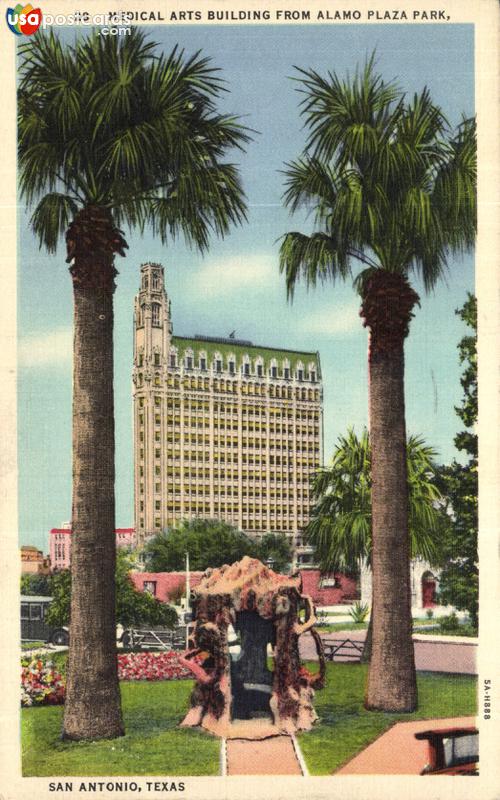 Medical Arts Building from Alamo Plaza Park