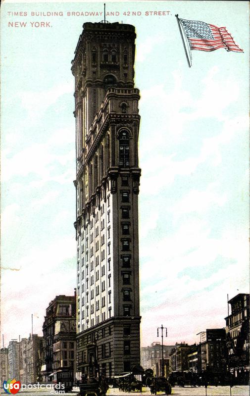 Times Building, on Broadway and 42nd Street