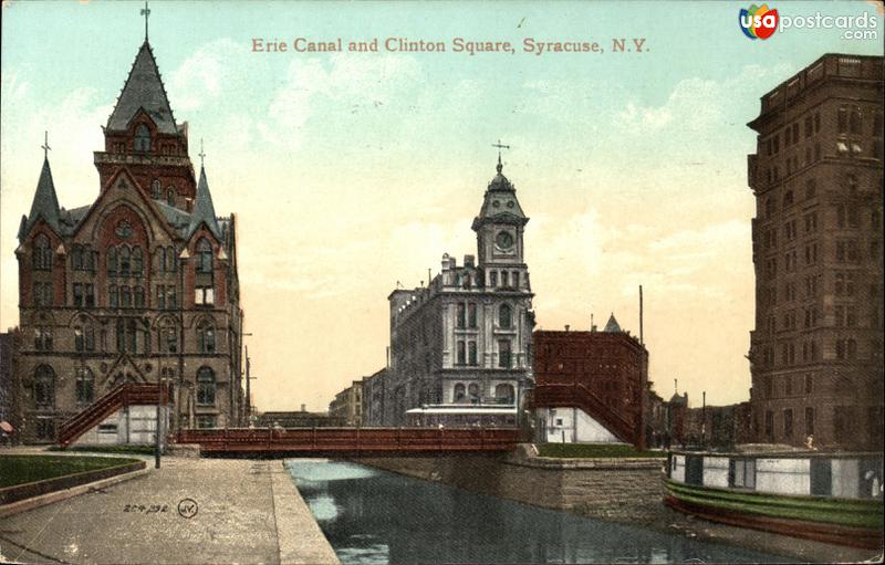 Erie Canal and Clinton Square